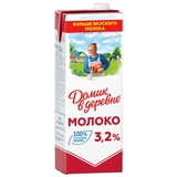 Молоко Домик в деревне стерилизованное 3,2%, 1,45 кг