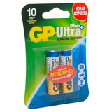 Батарейка GP Ultra Plus AA (LR06) 15AUP алкалиновая, BC2