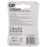 Литиевые батарейки GP CR123A, 3V lithium фото, 1CR2 / DLCR2, 1 шт. в упак