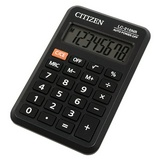 Калькулятор карманный Citizen LC-210NR, 8 разрядный, черный