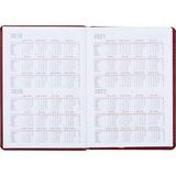 Ежедневник Attache Сиам, недатированный, А6, 110x155 мм, бордовый, 176 л