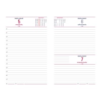 Ежедневник датированный на 2018 год Attache Каньон искусственная кожа А4 176 л., синий, 200х270 мм