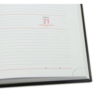 Ежедневник датированный на 2018 год Attache Каньон искусственная кожа А4 176 л., синий, 200х270 мм