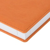 Ежедневник Attache Сиам, датированный на 2020 г, А5, 143х210 мм, оранжевый, искусственная кожа, 180 л