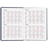 Ежедневник Attache Каньон, датированный на 2020 г, А5, 143х210 мм, синий, искусственная кожа, 176 л