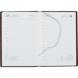Ежедневник Attache Вива, датированный на 2021 г, А5, 148х218 мм, бордовый, искусственная кожа, 176 л