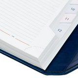 Ежедневник Attache Magnet, датированный на 2021 г, А5, 143х210 мм, синий, искусственная кожа, 180 л
