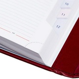Ежедневник Attache Magnet, датированный на 2021 г, А5, 143х210 мм, бордовый, искусственная кожа, 180 л