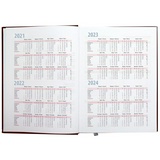 Ежедневник Attache Каньон, датированный на 2021 г, А4, 200х270 мм, бордовый, искусственная кожа, 176 л