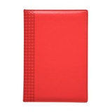 Ежедневник InFolio Lozanna, датированный на 2021 г, А5, 140х200 мм, красный, искусственная кожа, 176 л