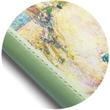 Ежедневник InFolio Impressionists, датированный на 2021 г, А5, 140х200 мм, зеленый, искусственная кожа, 176 л