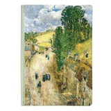 Ежедневник InFolio Impressionists, датированный на 2021 г, А5, 140х200 мм, зеленый, искусственная кожа, 176 л