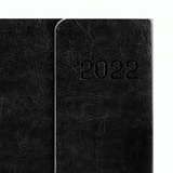 Ежедневник датированный 2022 А5 148х218 мм GALANT &quot;Magnetic&quot;, под кожу, клапан, черный, 112933