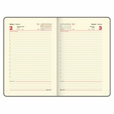 Ежедневник датированный 2023 А5 138x213 мм BRAUBERG &quot;Original&quot;, бордо/серый, 114121