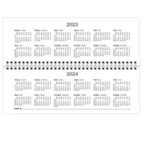 Планинг датированный на 2023 г. 285х112 мм, STAFF, гребень, картонная обложка, 64 л., &quot;Metropolis&quot;, 114203