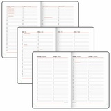 Ежедневник недатированный А5 (138х213 мм), BRAUBERG VISTA, под кожу, гибкий, 136 л., &quot;Botanica&quot;, 112011