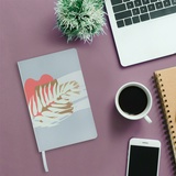 Ежедневник недатированный А5 (138х213 мм), BRAUBERG VISTA, под кожу, гибкий, 136 л., &quot;Botanica&quot;, 112011