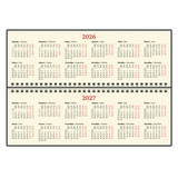 Планинг датированный 2026 305х140 мм BRAUBERG &quot;Imperial&quot;, под кожу, бордовый, 117227