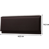 Планинг датированный 2026 ATTACHE 57л, 405х145, Каньон, бордовый, искусственная кожа