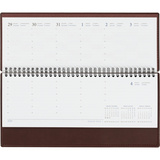 Планинг датированный 2026, бордо 303х150 мм, 120 стр, АТТАСНЕ Вива