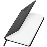 Ежедневник датированный 2026, А5, 138x213 мм, BRAUBERG &quot;Favorite&quot;, под кожу, черный, 117037