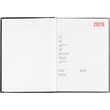 Ежедневник датированный 2026 АТТАСНЕ А4, 176л, 200х270мм, Каньон, черный