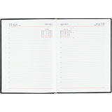 Ежедневник датированный 2026 АТТАСНЕ А4, 176л, 200х270мм, Каньон, черный