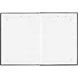 Ежедневник датированный 2026 АТТАСНЕ А4, 176л, 200х270мм, Каньон, черный