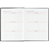 Ежедневник датированный 2026 АТТАСНЕ А4, 176л, 200х270мм, Каньон, черный