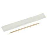 Зубочистки деревянные LAIMA, КОМПЛЕКТ 1000 штук, в индивидуальной бумажной упаковке, 604771