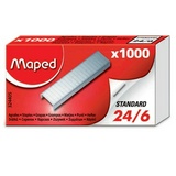 Скобы для степлера № 24/6 MAPED 324405, оцинкованные, 1000 шт