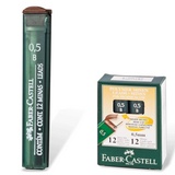 Стержни Faber-Castell OF9125 В, 521501, 0,5 мм, B, для механических карандашей