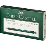 Карандаш механический Faber-Castell &quot;Grip 1345&quot; B, 0,5мм, грип, с ласт., автоподача грифеля, зеленый