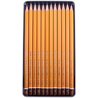 Набор карандашей чернографитовых KOH-I-NOOR TECHNIC HB-10H, 1502012007PL