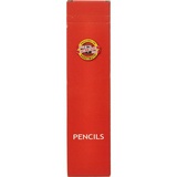 Карандаш чернографитовый KOH-I-NOOR 1372 ORIENTAL НВ с ластиком