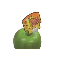 Держатель для ценников иголка 19 х 35 мм, белый, 10 шт. упак