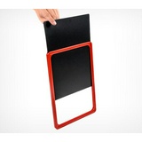 Табличка для нанесения надписей меловым маркером BB A4 пластиковая черная, 10 шт упак