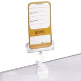 Ценникодержатели "улитка" ROLL-CLIP-L 112071, на ножке, комплект 10 шт