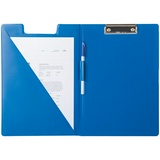 Папка-планшет Berlingo APp_04102 с зажимом, А4, ПВХ, синий, с верхней створкой