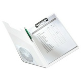 Папка-планшет Leitz Wow 41990064, A4 цвет зеленый, пластиковая с крышкой