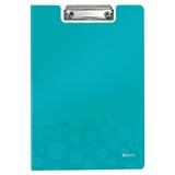 Папка-планшет Leitz Wow 41990051, A4 цвет бирюзовый, пластиковая с крышкой