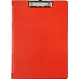 Папка-планшет клипборд Bantex 4210-09 А4, картон ПВХ, цвет красный, с верхней створкой