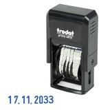 Штамп мини-датер автоматический 4810/4810В Trodat месяц цифрами, 1 шт.