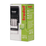 Штамп мини-датер автоматический 4810/4810В Trodat месяц цифрами, 1 шт.