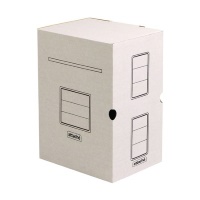 Короб архивный Attache 256&times;200&times;320 мм, гофрокартон, белый, упаковка 5 шт.