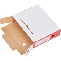 Короб архивный Attache красный, микрогофрокартон, 75 мм, упаковка 5шт
