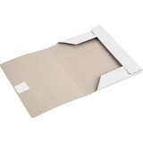Папка для бумаг белая, с завязками, 280 г/м&sup2;, мелованная, упаковка 10 шт.