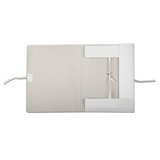 Папка для бумаг с завязками картонная, 40 мм, гарантированная плотность 380 г/м2, 4 завязки, до 400 листов, 122035