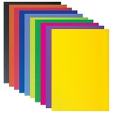 Цветной картон А4 гофрированный, 10 цветов, 250 г/м2, BRAUBERG, 124749