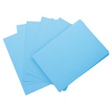 Картон цветной А4 тонировынный в массе, 50 листов, синий, в пленке, 220 г/м2, BRAUBERG, 210х297 мм, 128983